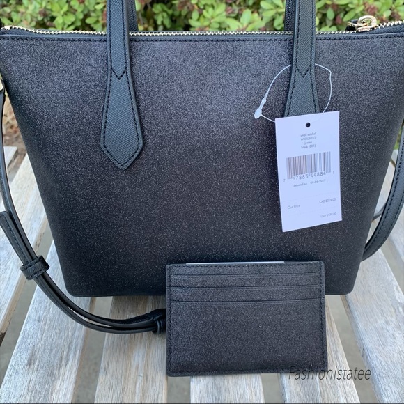 Kate spade Small Joeley Satchel Black Card Holder - Picture 3 of 8
